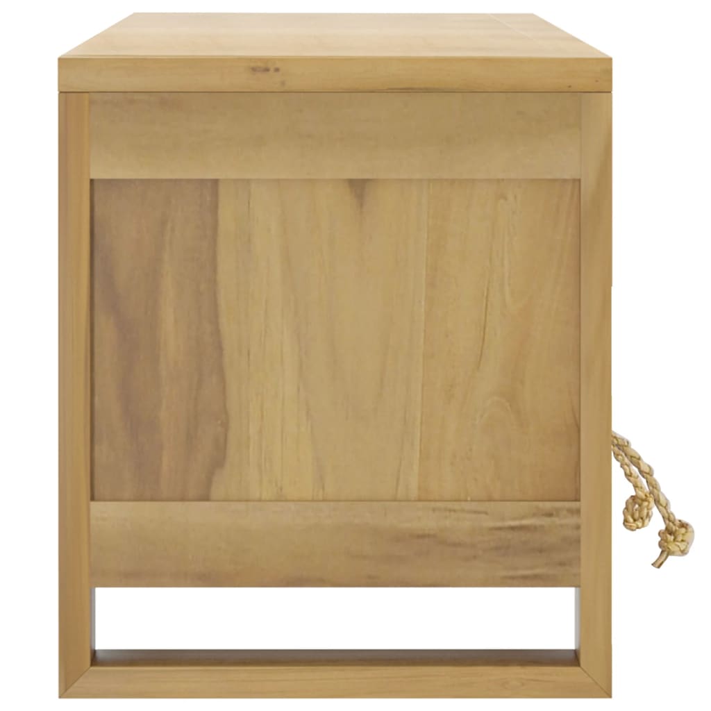 TV-taso 110x30x35 cm täysi tiikki - Sisustajankoti.fi