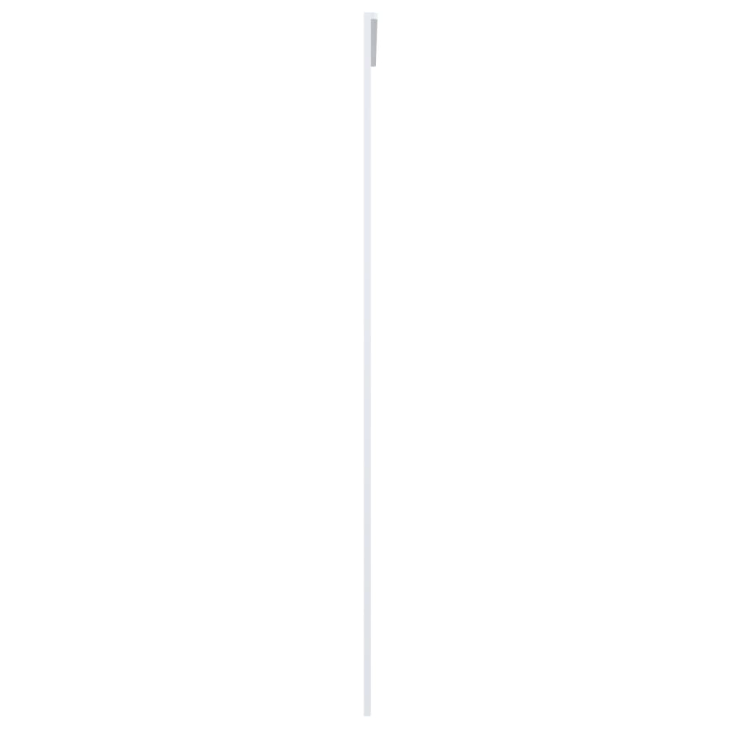 Liukuovi ESG-lasi ja alumiini 76x205 cm valkoinen - Sisustajankoti.fi