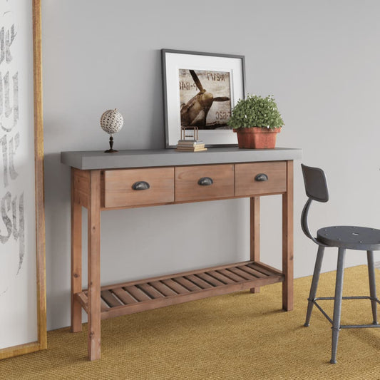 Konsolipöytä 110x35x80 cm täysi kuusi - Sisustajankoti.fi