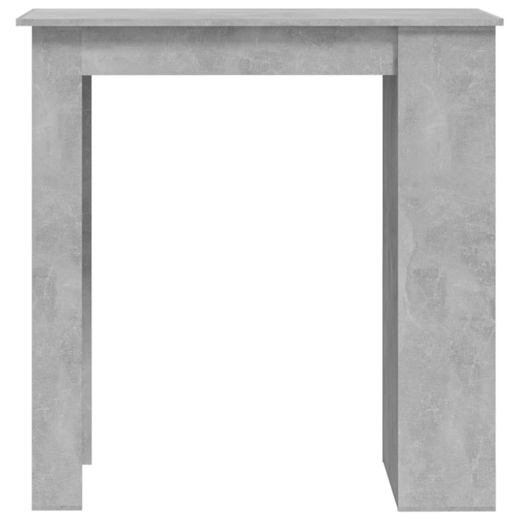 Baaripöytä säilytystelineellä betoninharmaa 102x50x103,5 cm - Sisustajankoti.fi