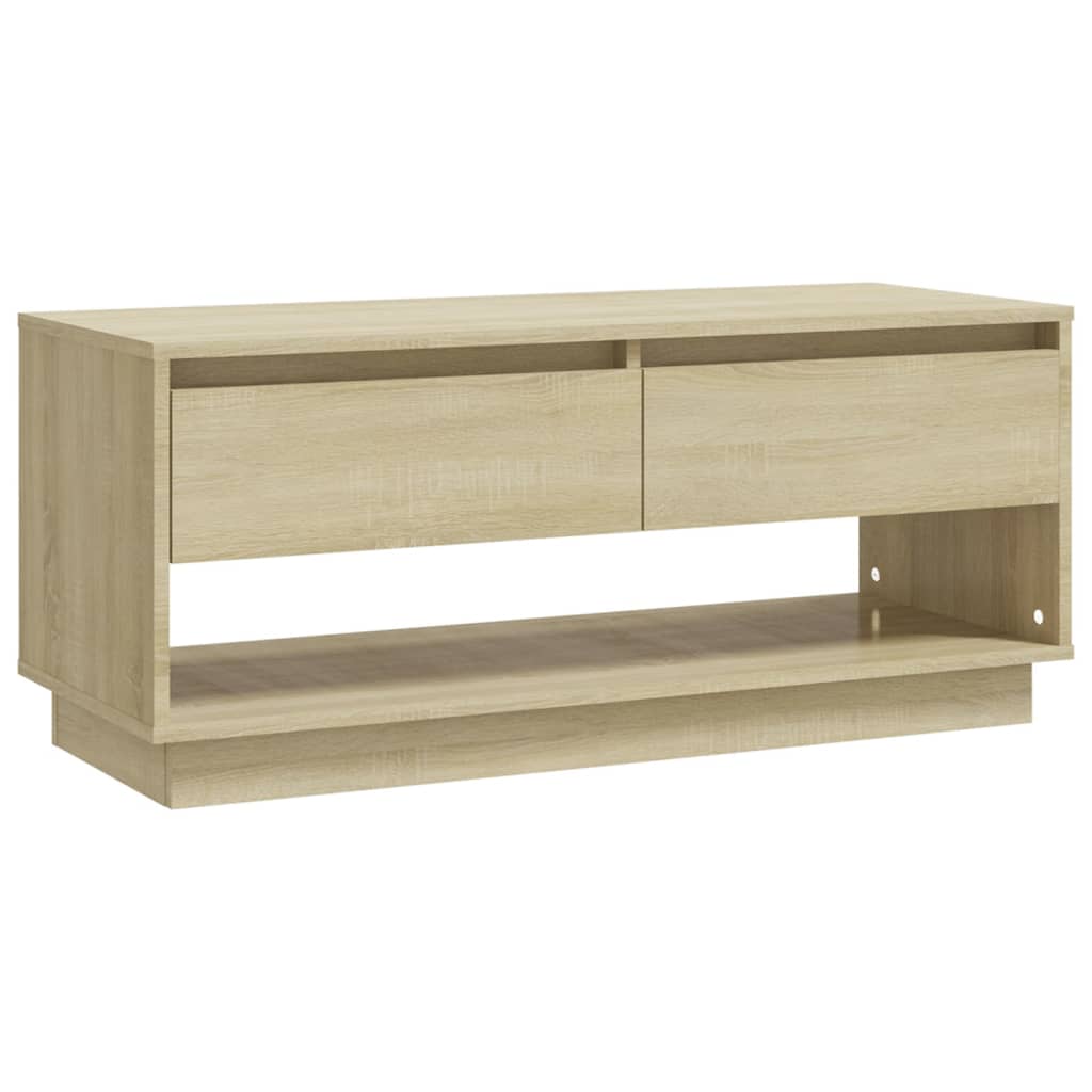 TV-taso Sonoma-tammi 102x41x44 cm lastulevy - Sisustajankoti.fi