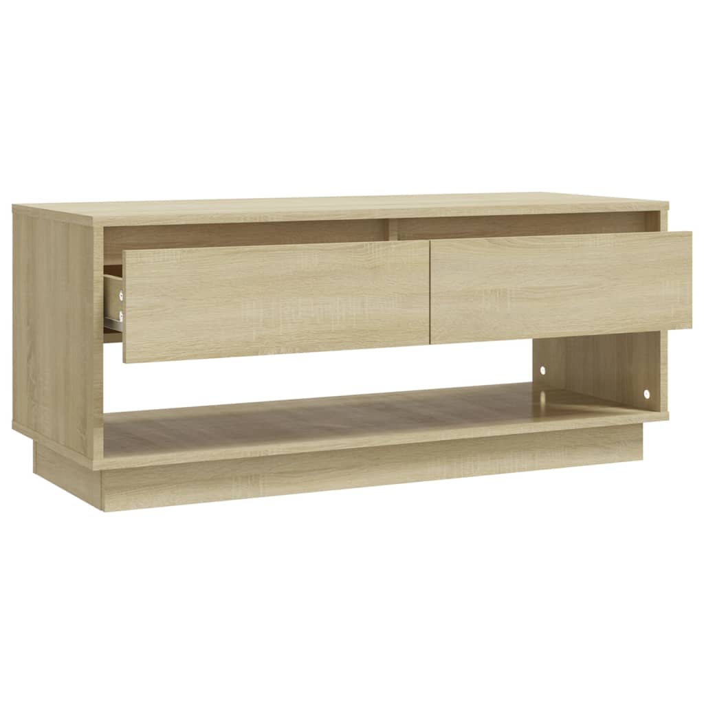 TV-taso Sonoma-tammi 102x41x44 cm lastulevy - Sisustajankoti.fi