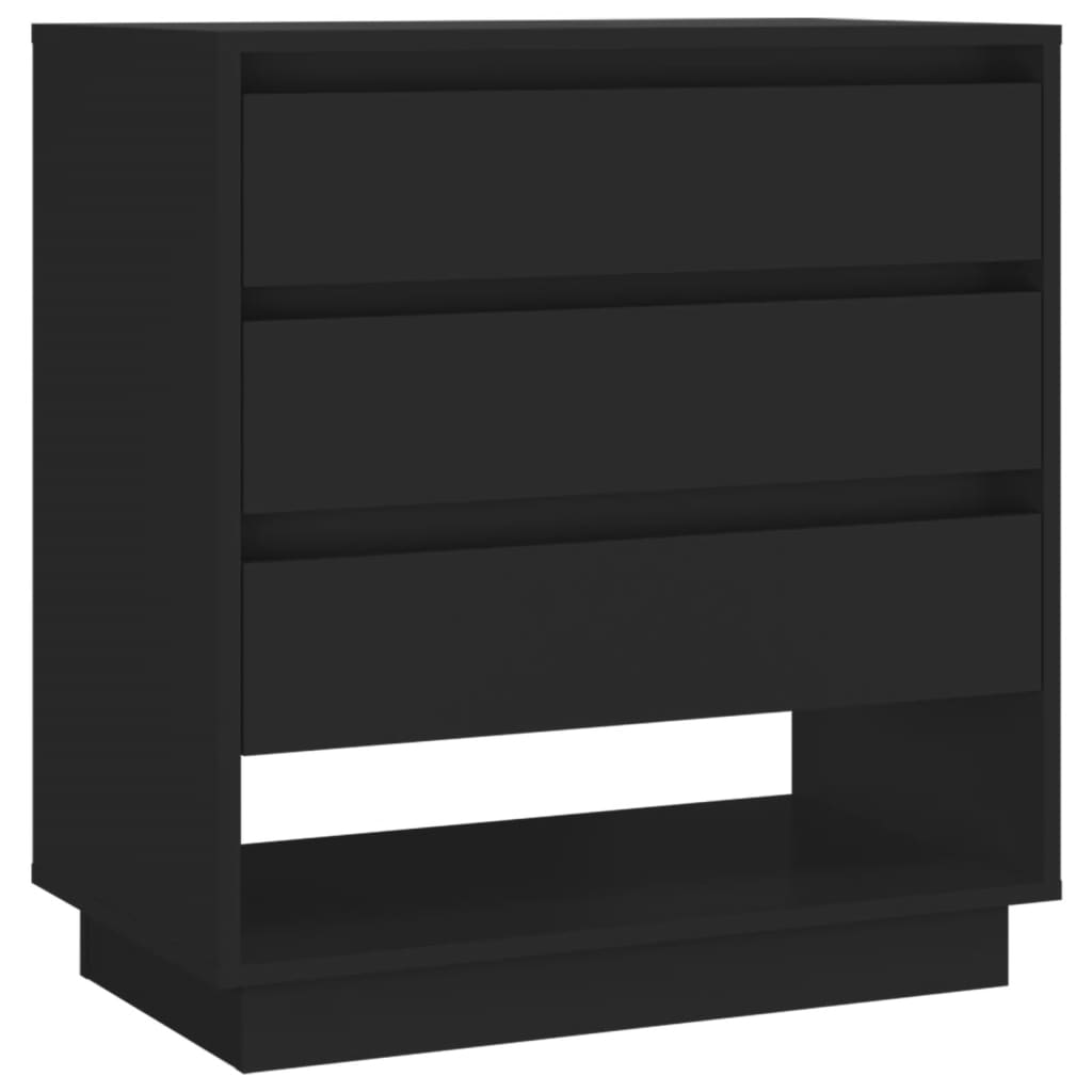 Senkki musta 70x41x75 cm lastulevy - Sisustajankoti.fi
