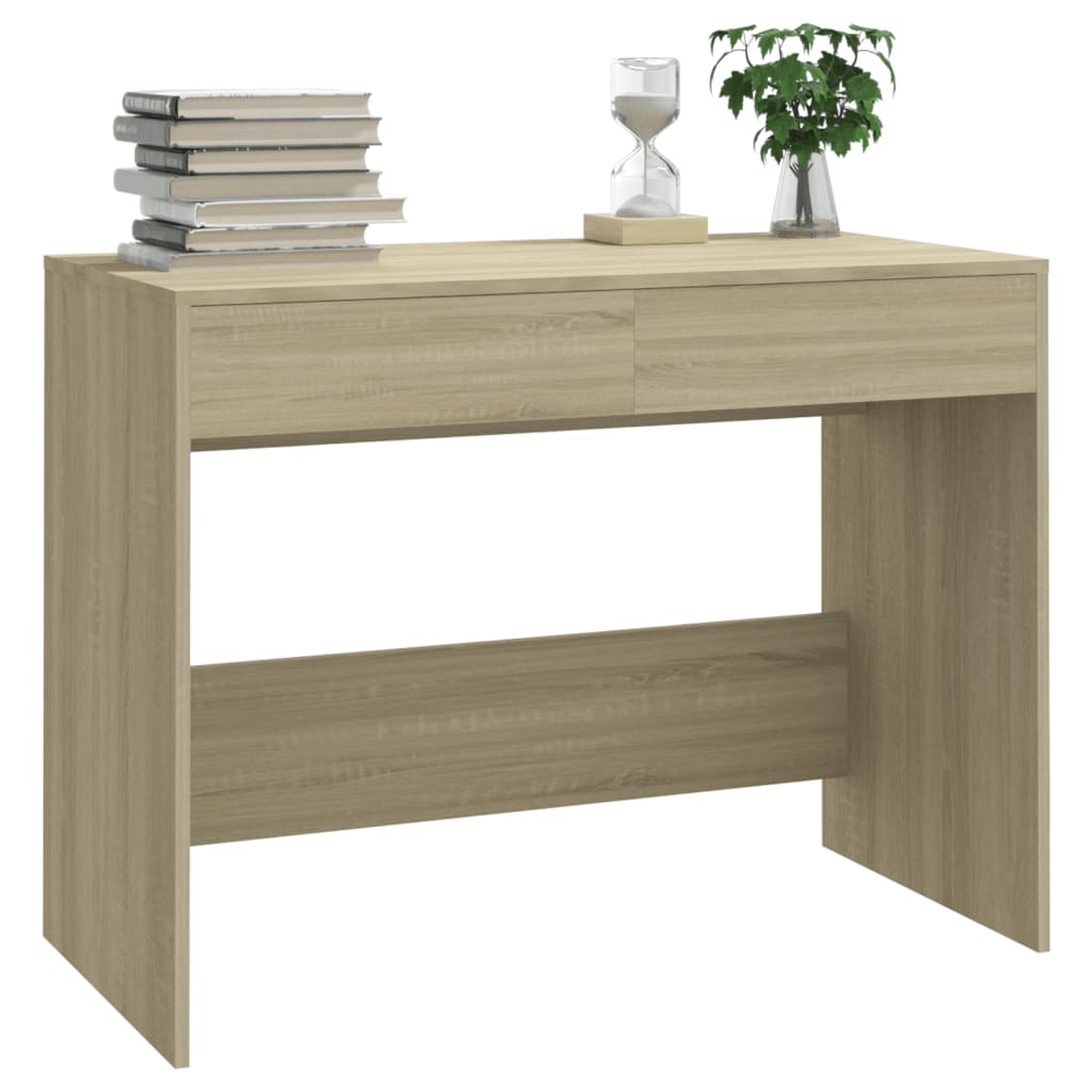 Työpöytä Sonoma-tammi 101x50x76,5 cm lastulevy - Sisustajankoti.fi