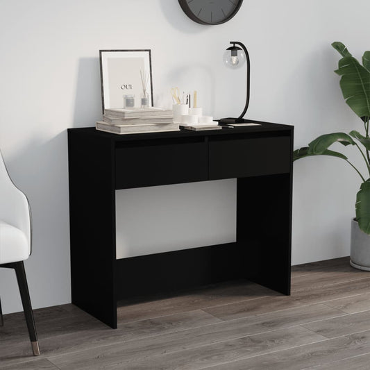 Konsolipöytä musta 89x41x76,5 cm teräs - Sisustajankoti.fi