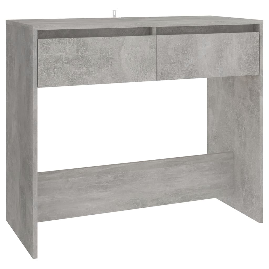 Konsolipöytä betoninharmaa 89x41x76,5 cm teräs - Sisustajankoti.fi