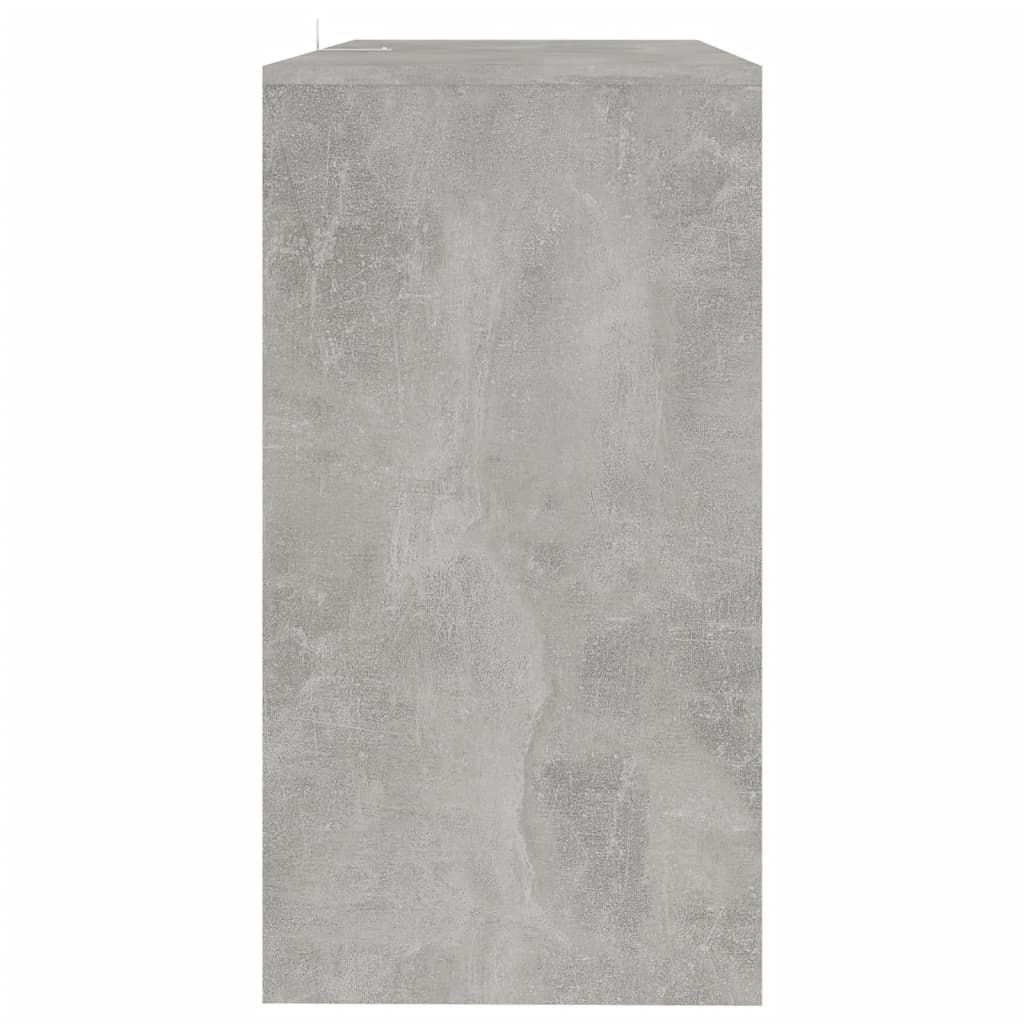 Konsolipöytä betoninharmaa 89x41x76,5 cm teräs - Sisustajankoti.fi