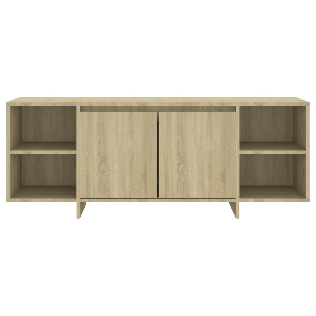 TV-taso Sonoma-tammi 130x35x50 cm lastulevy - Sisustajankoti.fi