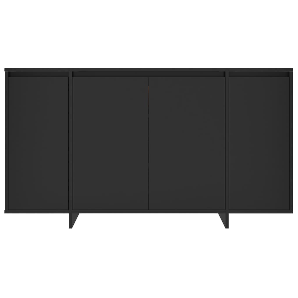 Senkki musta 135x41x75 cm lastulevy - Sisustajankoti.fi