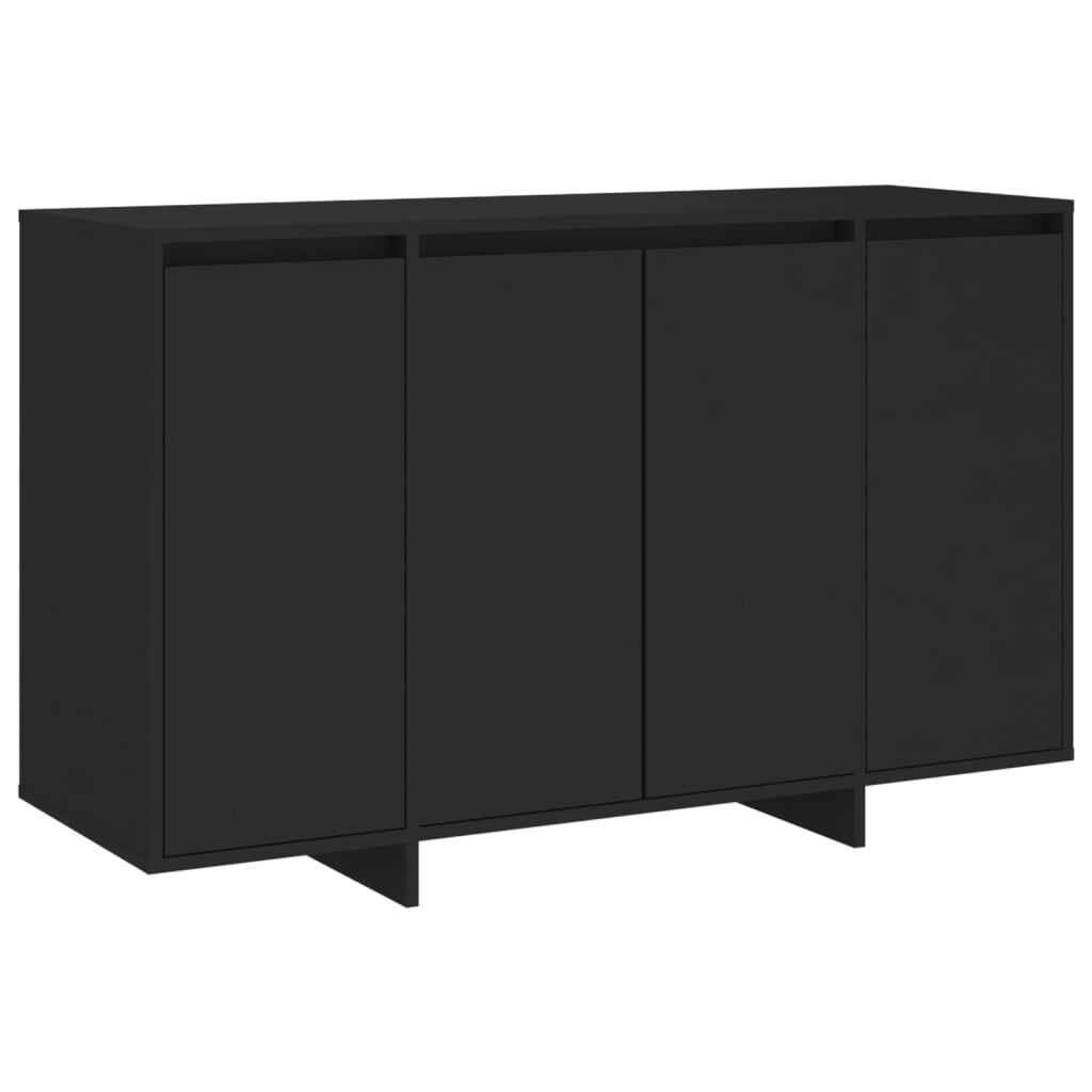 Senkki musta 120x41x75cm lastulevy - Sisustajankoti.fi