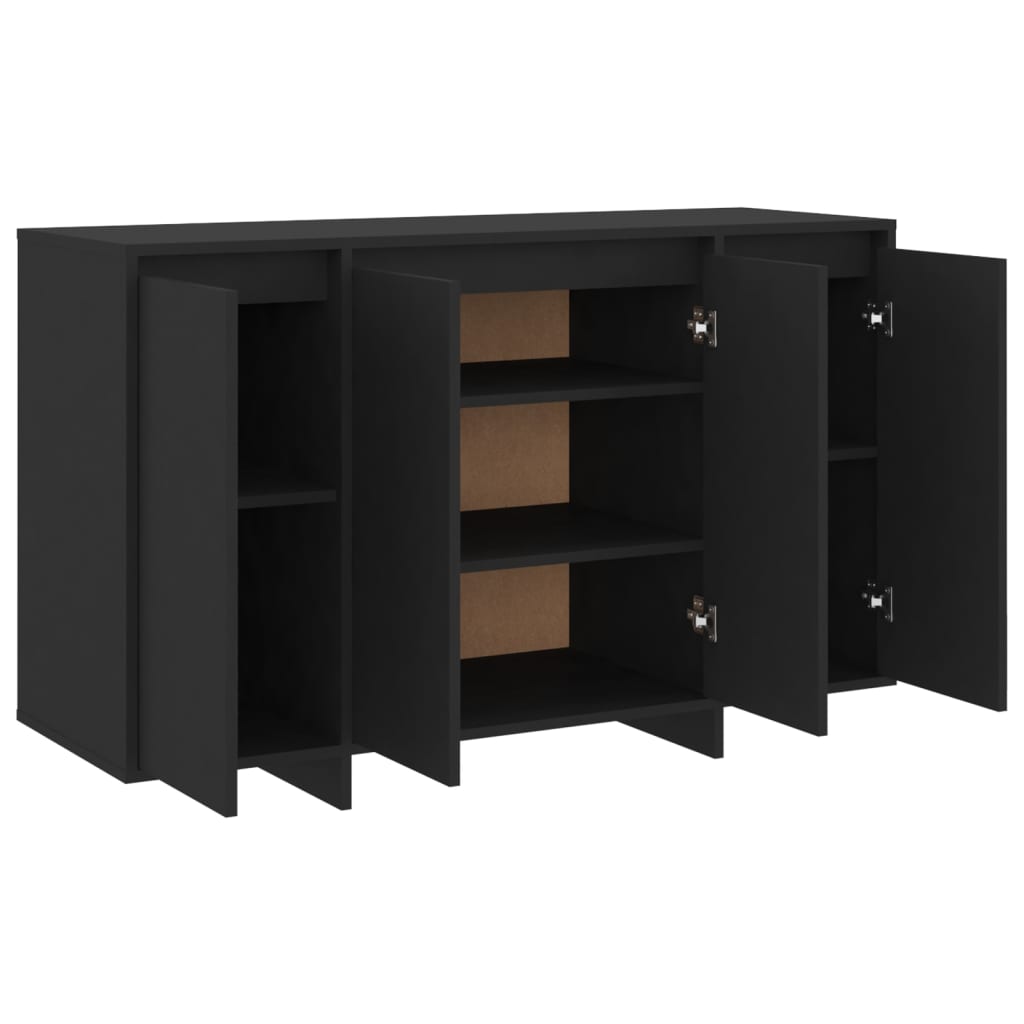 Senkki musta 120x41x75cm lastulevy - Sisustajankoti.fi