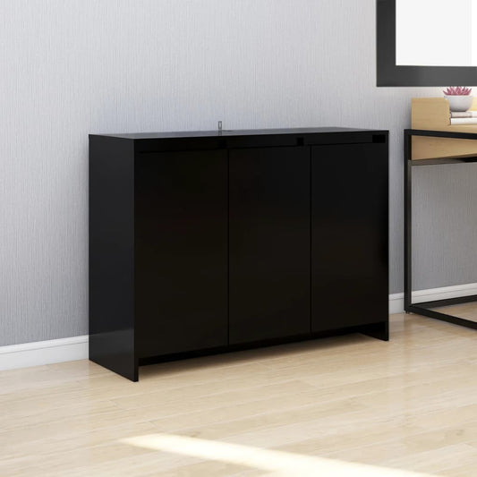 Senkki musta 102x33x75 cm lastulevy - Sisustajankoti.fi