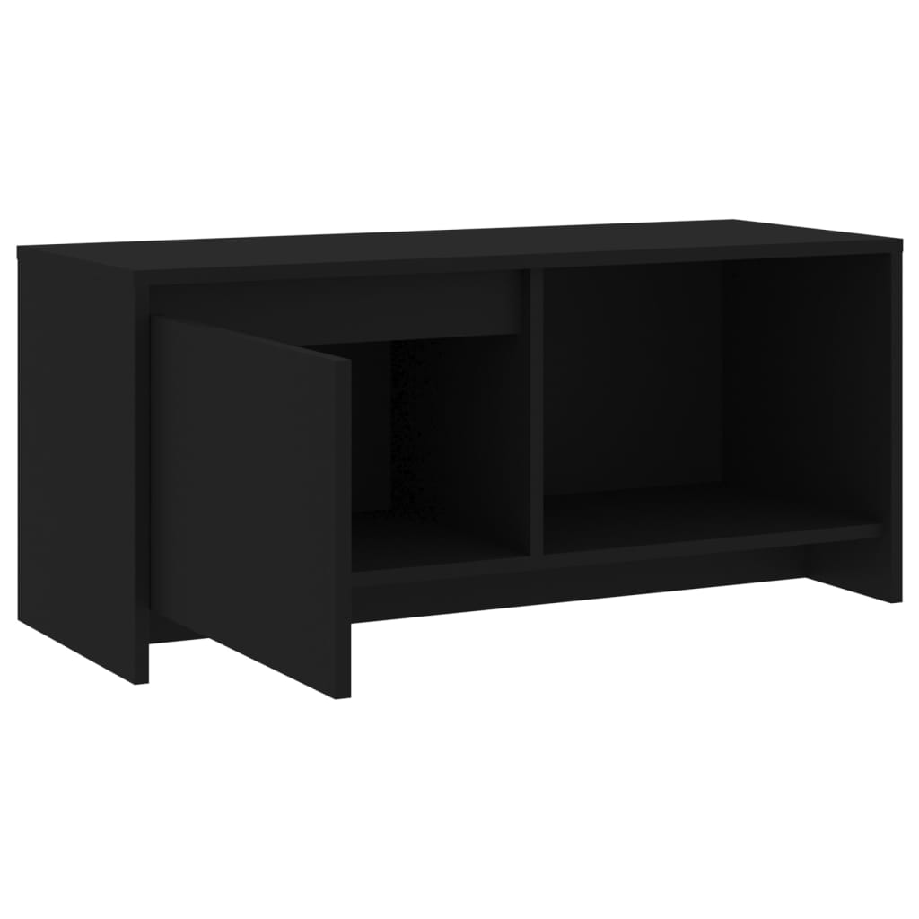 TV-taso musta 90x35x40 cm lastulevy - Sisustajankoti.fi