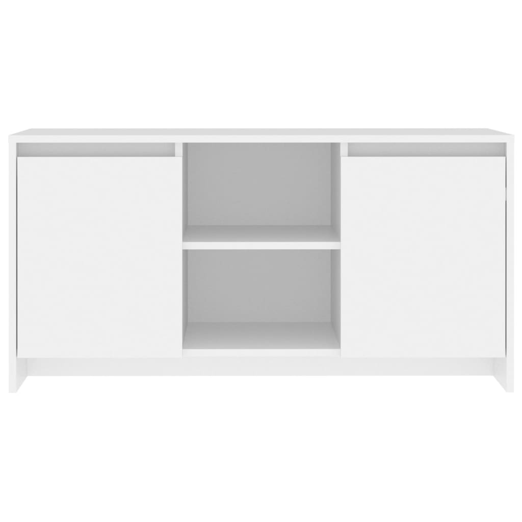 TV-taso valkoinen 102x37,5x52,5 cm lastulevy - Sisustajankoti.fi