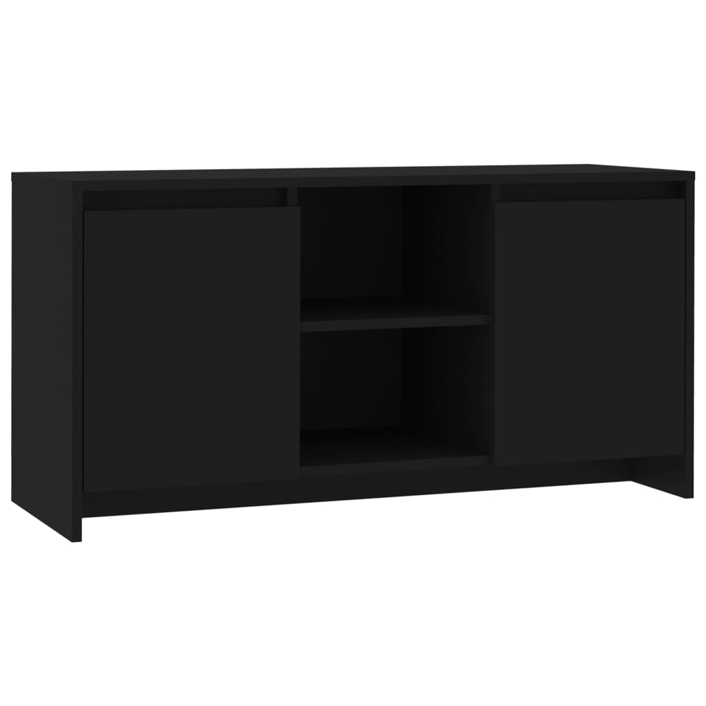 TV-taso musta 102x37,5x52,5 cm lastulevy - Sisustajankoti.fi