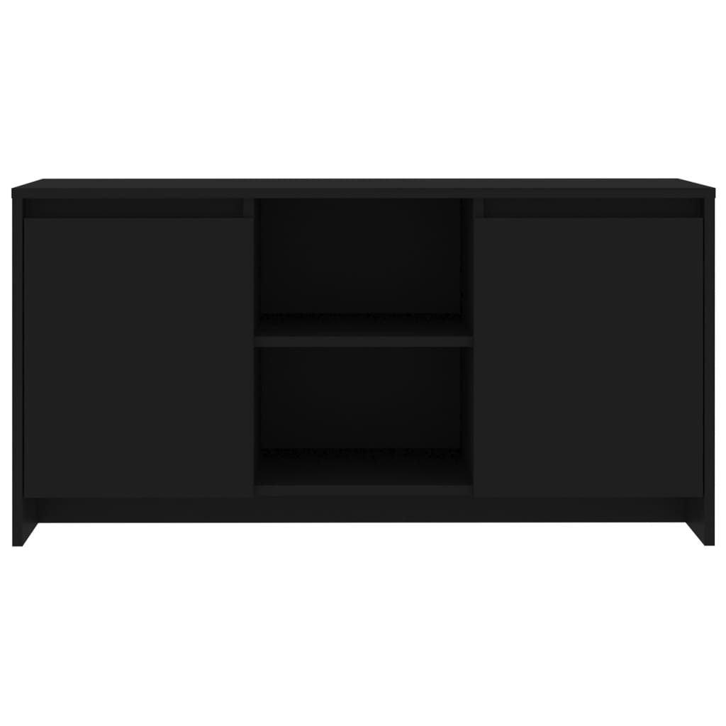TV-taso musta 102x37,5x52,5 cm lastulevy - Sisustajankoti.fi
