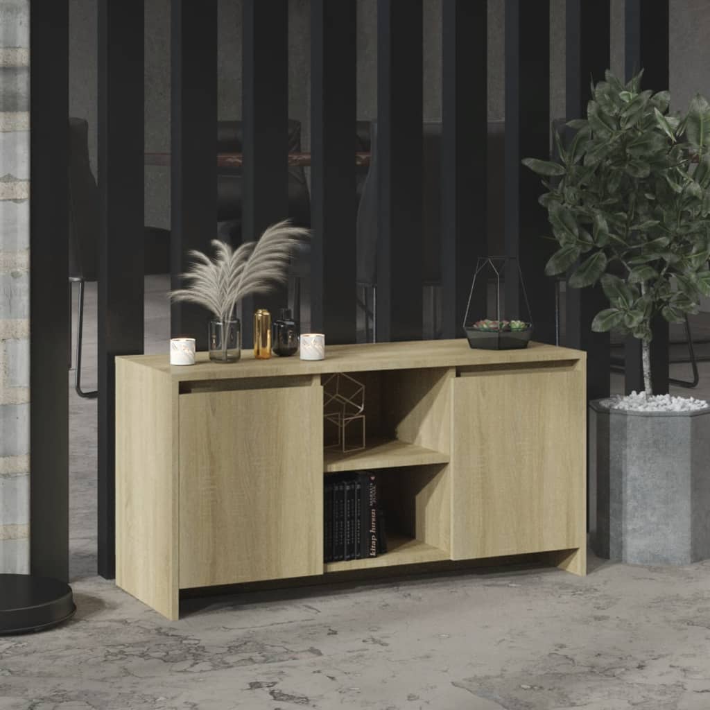 TV-taso Sonoma-tammi 102x37,5x52,5 cm lastulevy - Sisustajankoti.fi