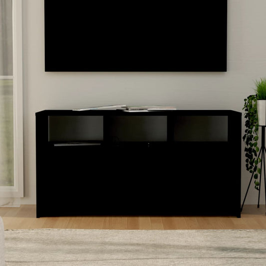 TV-taso musta 102x37,5x52,5 cm lastulevy - Sisustajankoti.fi