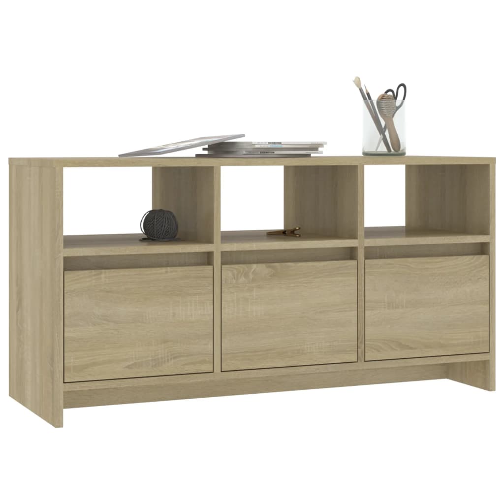 TV-taso Sonoma-tammi 102x37,5x52,5 cm lastulevy - Sisustajankoti.fi