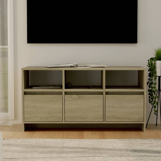 TV-taso Sonoma-tammi 102x37,5x52,5 cm lastulevy - Sisustajankoti.fi