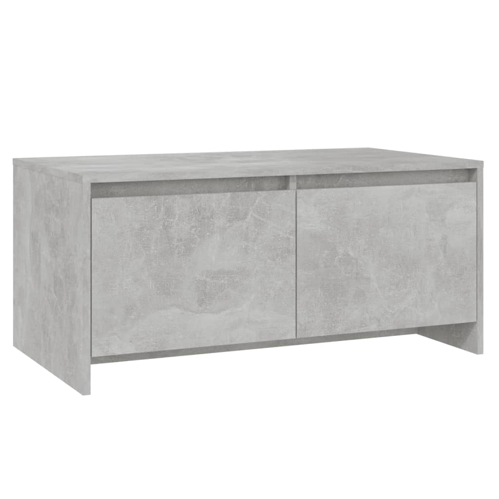 Sohvapöytä betoninharmaa 90x50x41,5 cm lastulevy - Sisustajankoti.fi