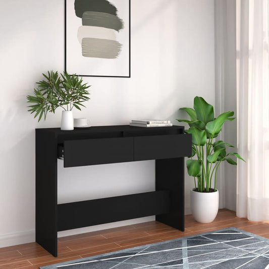 Konsolipöytä musta 100x35x76,5 cm - Sisustajankoti.fi