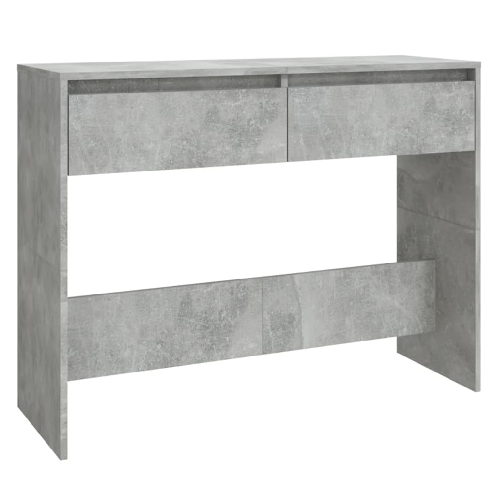 Konsolipöytä betoninharmaa 100x35x76,5 cm lastulevy - Sisustajankoti.fi