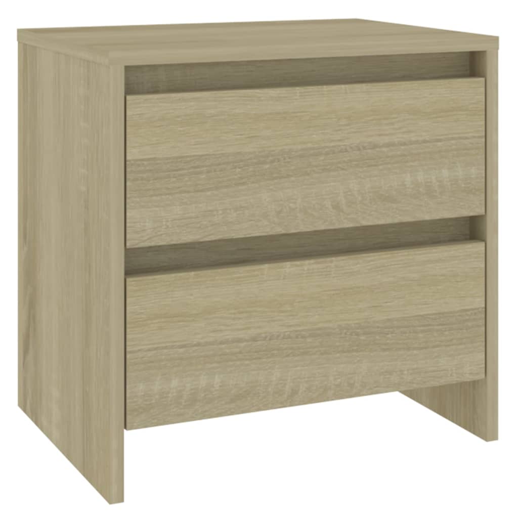 Yöpöydät 2 kpl Sonoma-tammi 45x34,5x44,5 cm - Sisustajankoti.fi