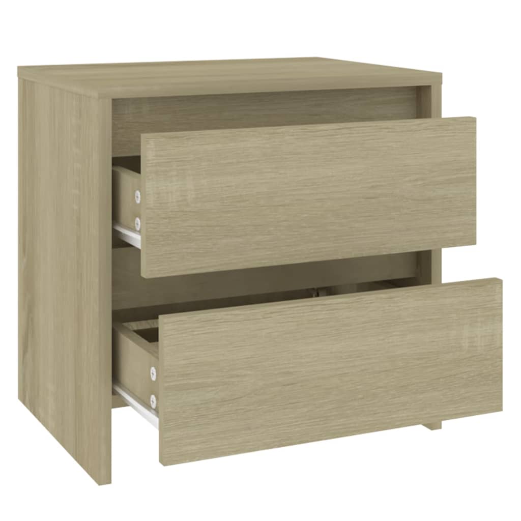 Yöpöydät 2 kpl Sonoma-tammi 45x34,5x44,5 cm - Sisustajankoti.fi