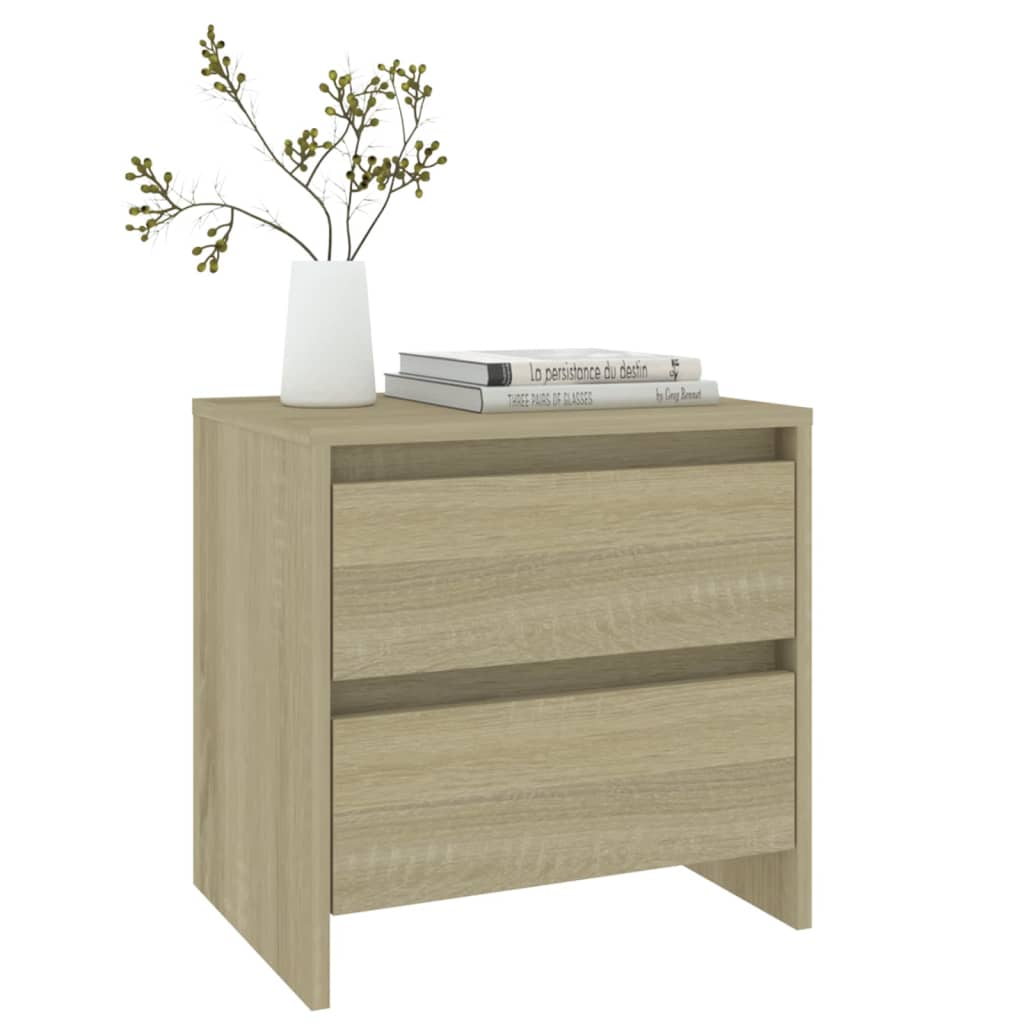 Yöpöydät 2 kpl Sonoma-tammi 45x34,5x44,5 cm - Sisustajankoti.fi