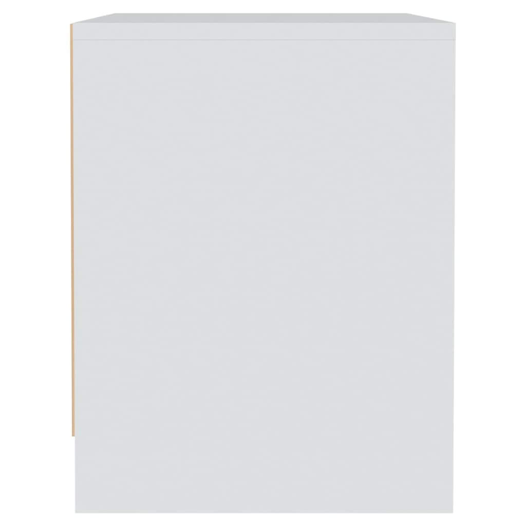 Yöpöytä valkoinen 45x34x44,5 cm lastulevy - Sisustajankoti.fi