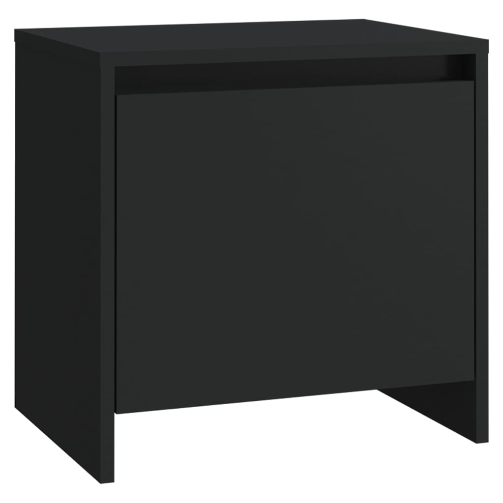 Yöpöydät 2 kpl musta 45x34x44,5 cm lastulevy - Sisustajankoti.fi