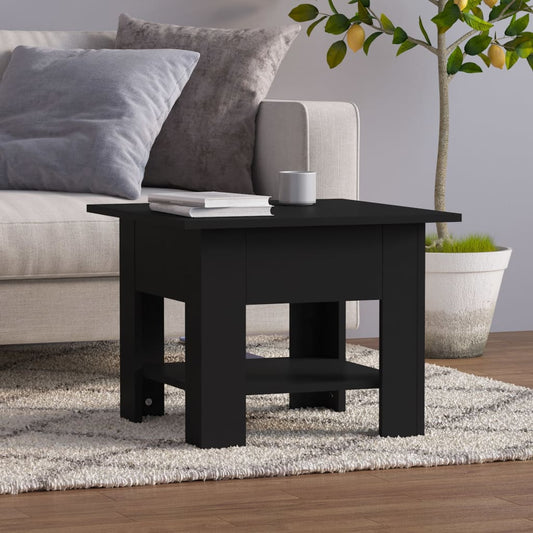Sohvapöytä musta 55x55x42 cm - Sisustajankoti.fi