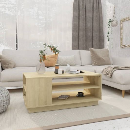 Sohvapöytä Sonoma-tammi 102x55x43 cm lastulevy - Sisustajankoti.fi