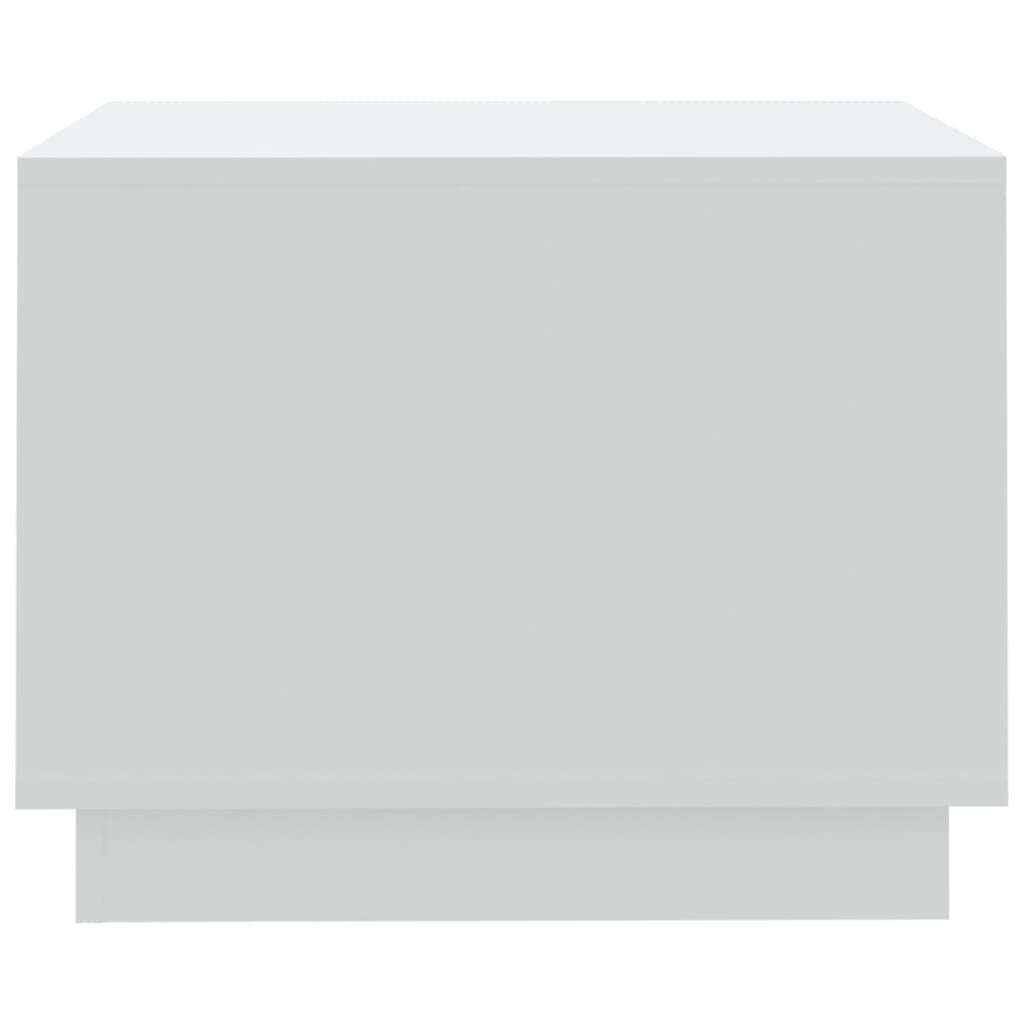 Sohvapöytä valkoinen 55x55x43 cm lastulevy - Sisustajankoti.fi