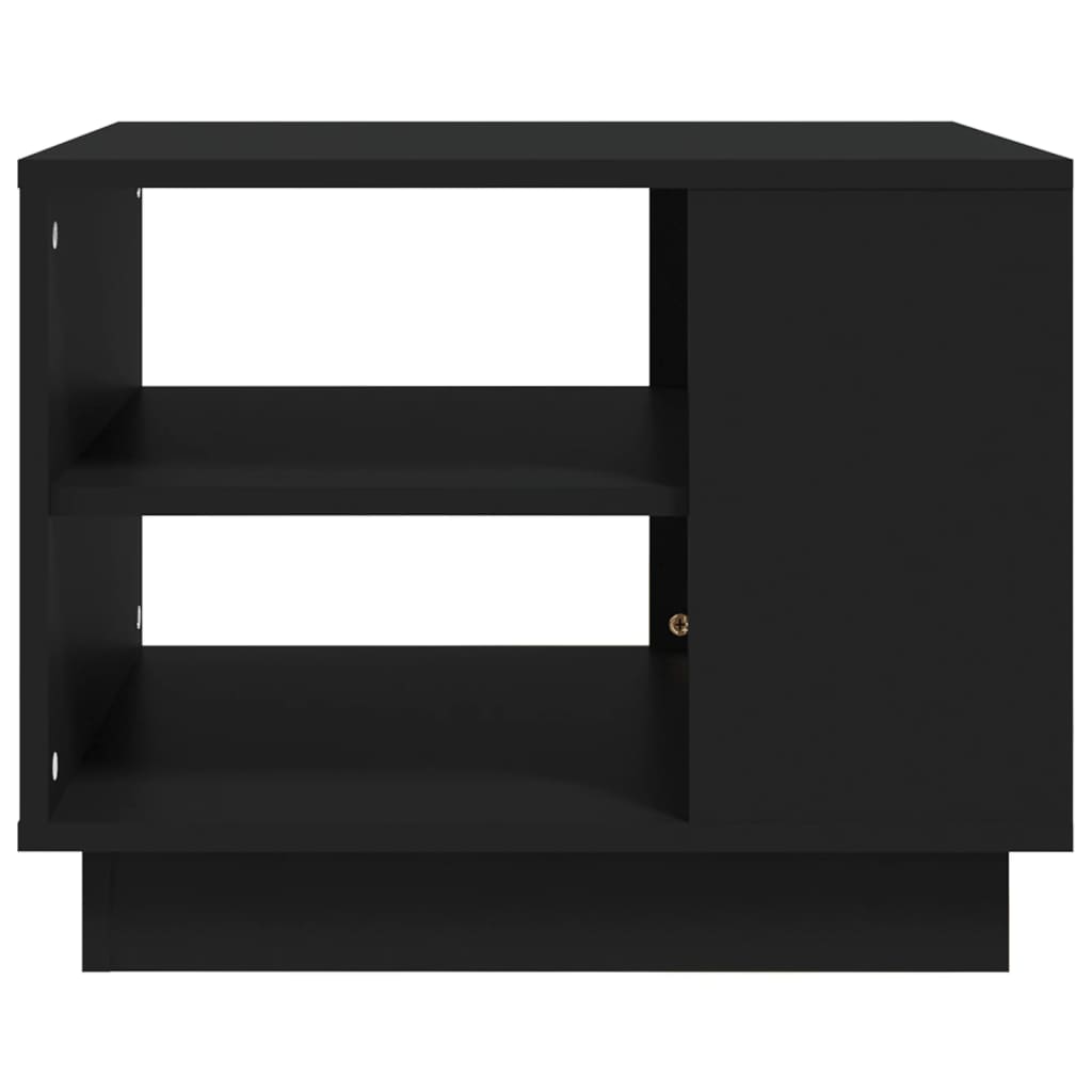 Sohvapöytä musta 55x55x43 cm lastulevy - Sisustajankoti.fi