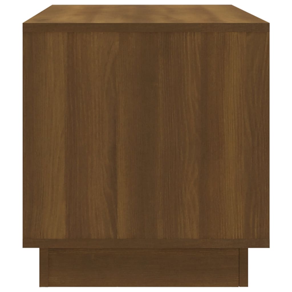 TV-taso ruskea tammi 102x41x44 cm lastulevy - Sisustajankoti.fi