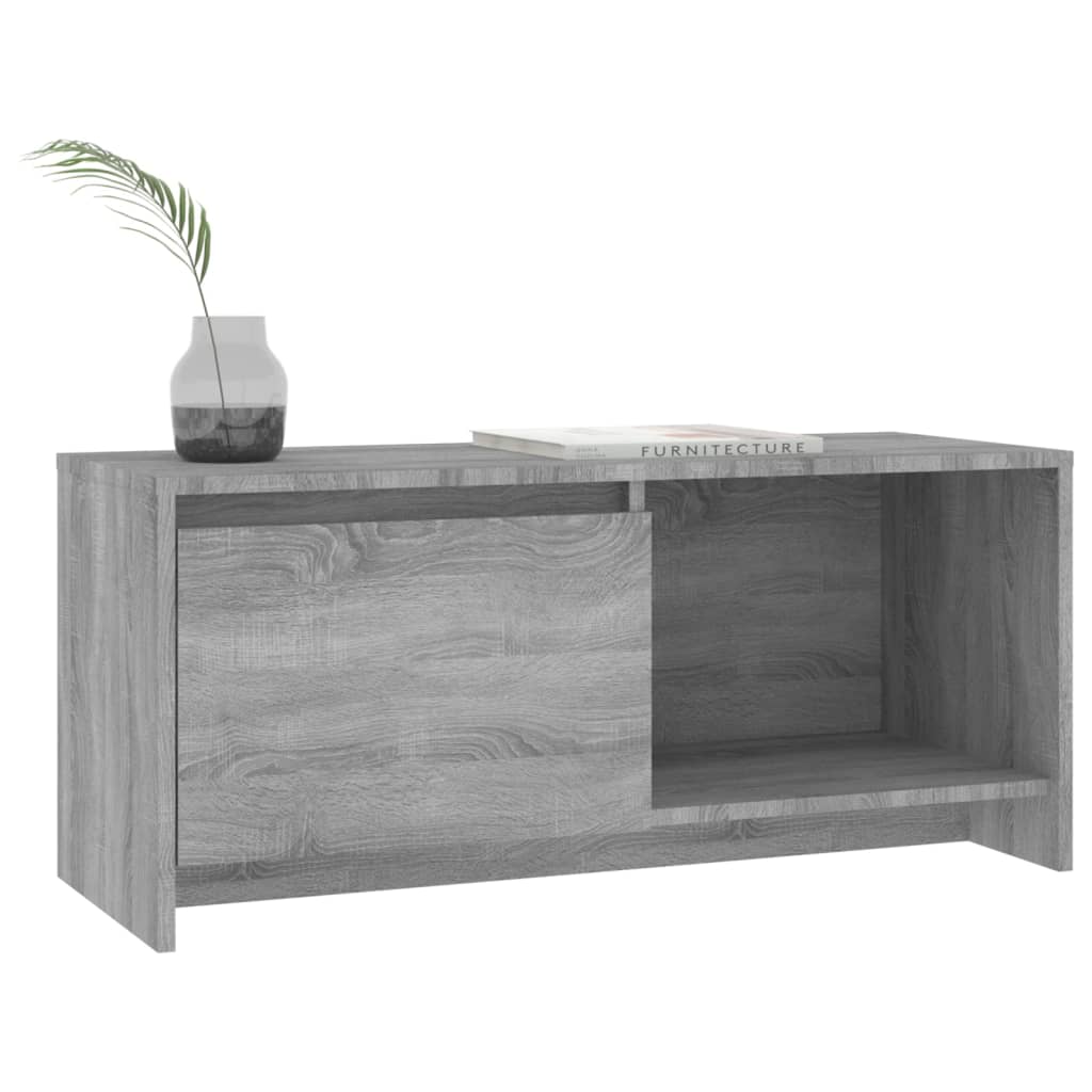 TV-taso harmaa Sonoma tammi 90x35x40 cm lastulevy - Sisustajankoti.fi