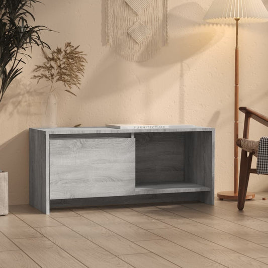 TV-taso harmaa Sonoma tammi 90x35x40 cm lastulevy - Sisustajankoti.fi