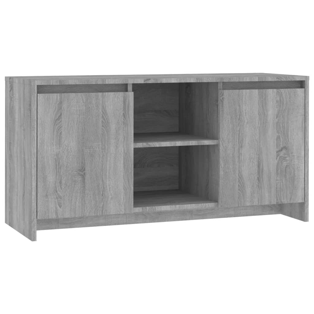 TV-taso harmaa Sonoma-tammi 102x37,5x52,5 cm lastulevy - Sisustajankoti.fi