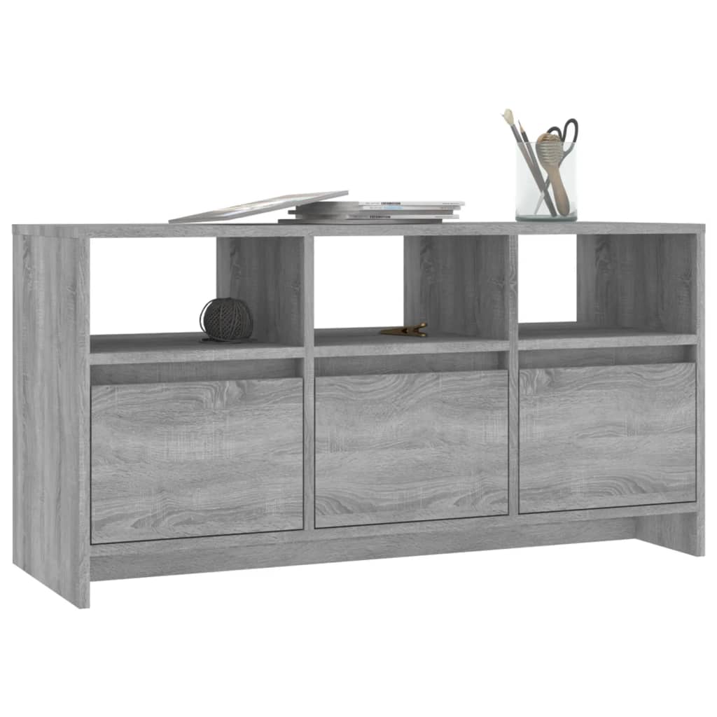 TV-taso harmaa Sonoma 102x37,5x52,5 cm lastulevy - Sisustajankoti.fi