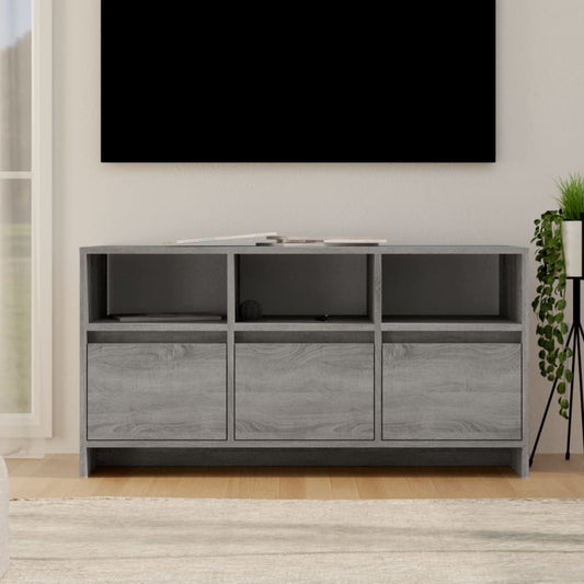 TV-taso harmaa Sonoma 102x37,5x52,5 cm lastulevy - Sisustajankoti.fi