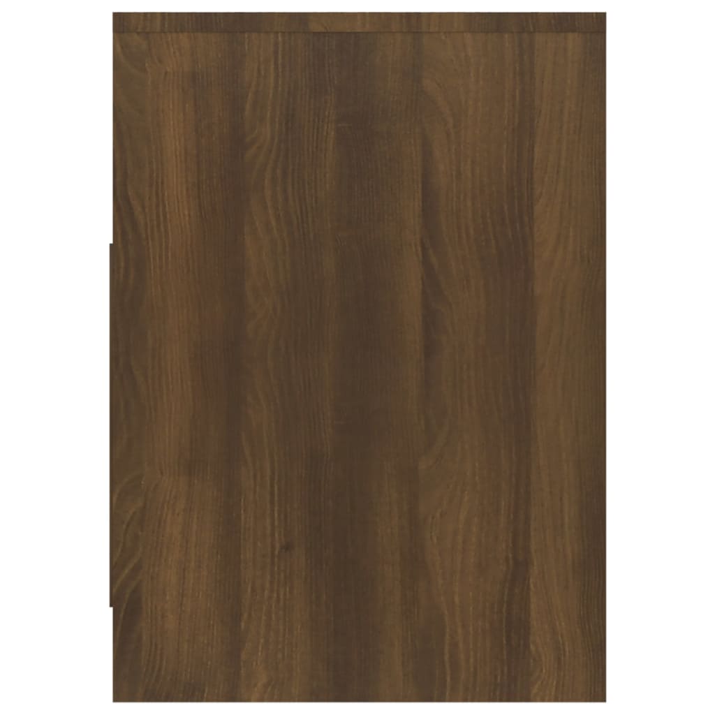 TV-taso ruskea tammi 102x37,5x52,5 cm lastulevy - Sisustajankoti.fi