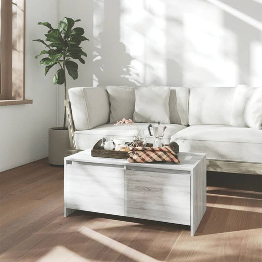 Sohvapöytä harmaa Sonoma 90x50x41,5 cm lastulevy - Sisustajankoti.fi