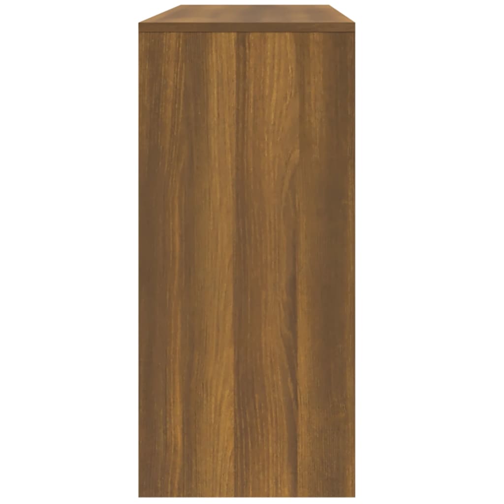 Konsolipöytä ruskea tammi 100x35x76,5 cm lastulevy - Sisustajankoti.fi