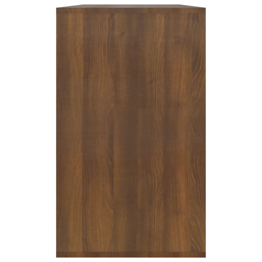 Senkki ruskea tammi 120x41x75 cm lastulevy - Sisustajankoti.fi