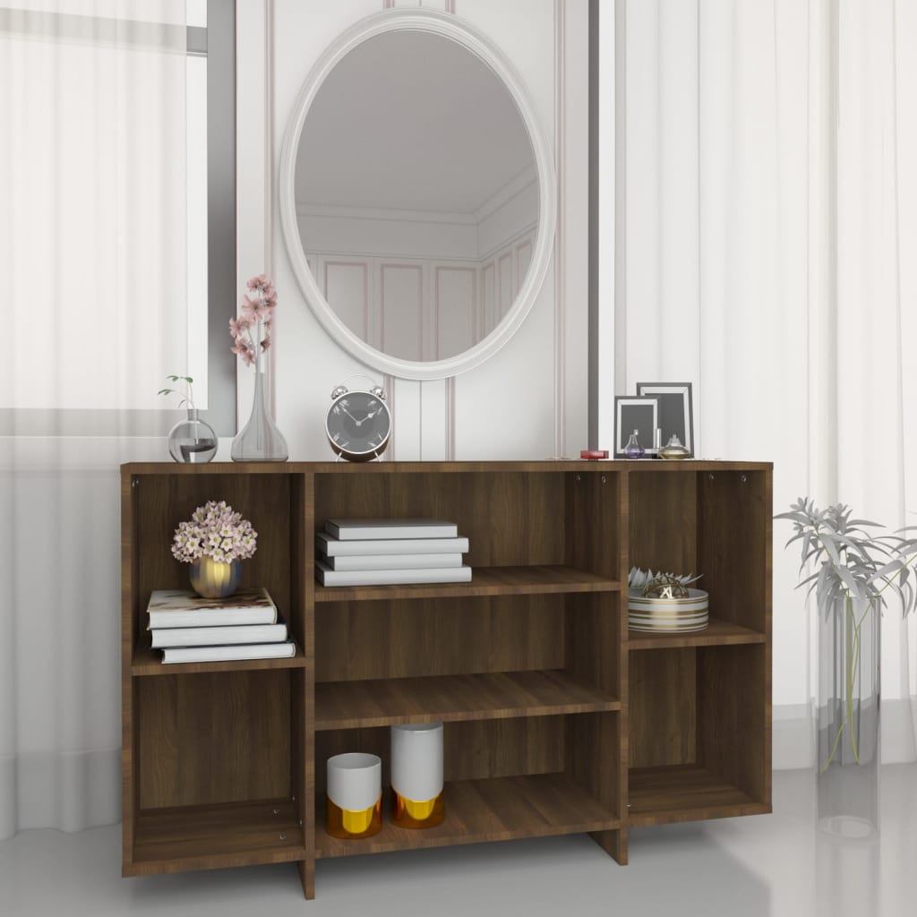 Senkki ruskea tammi 120x30x75 cm - Sisustajankoti.fi