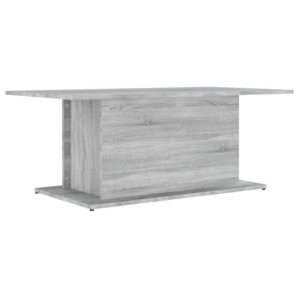 Sohvapöytä harmaa Sonoma 102x55,5x40 cm lastulevy - Sisustajankoti.fi