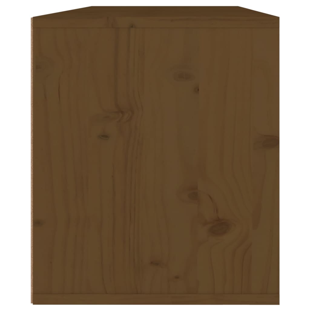 Seinäkaapit 2 kpl hunajanruskea 45x30x35 cm täysi mänty - Sisustajankoti.fi