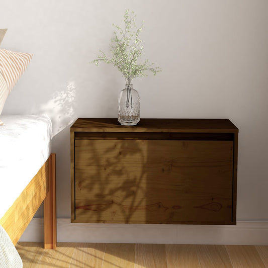Seinäkaappi hunajanruskea 60x30x35 cm täysi mänty - Sisustajankoti.fi